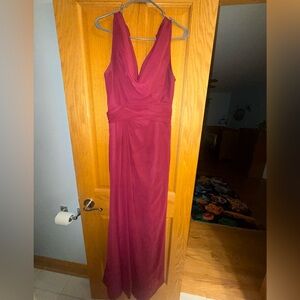Jim Hjelm Occasion Burgundy Gown
